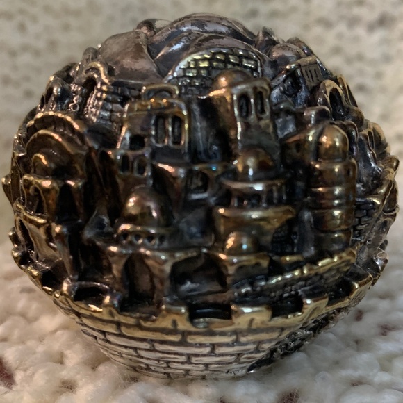 Vintage Sam Philipe Jerusalem sculpture, signed. - Picture 3 of 5